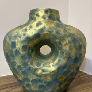 Textured Donut Vase