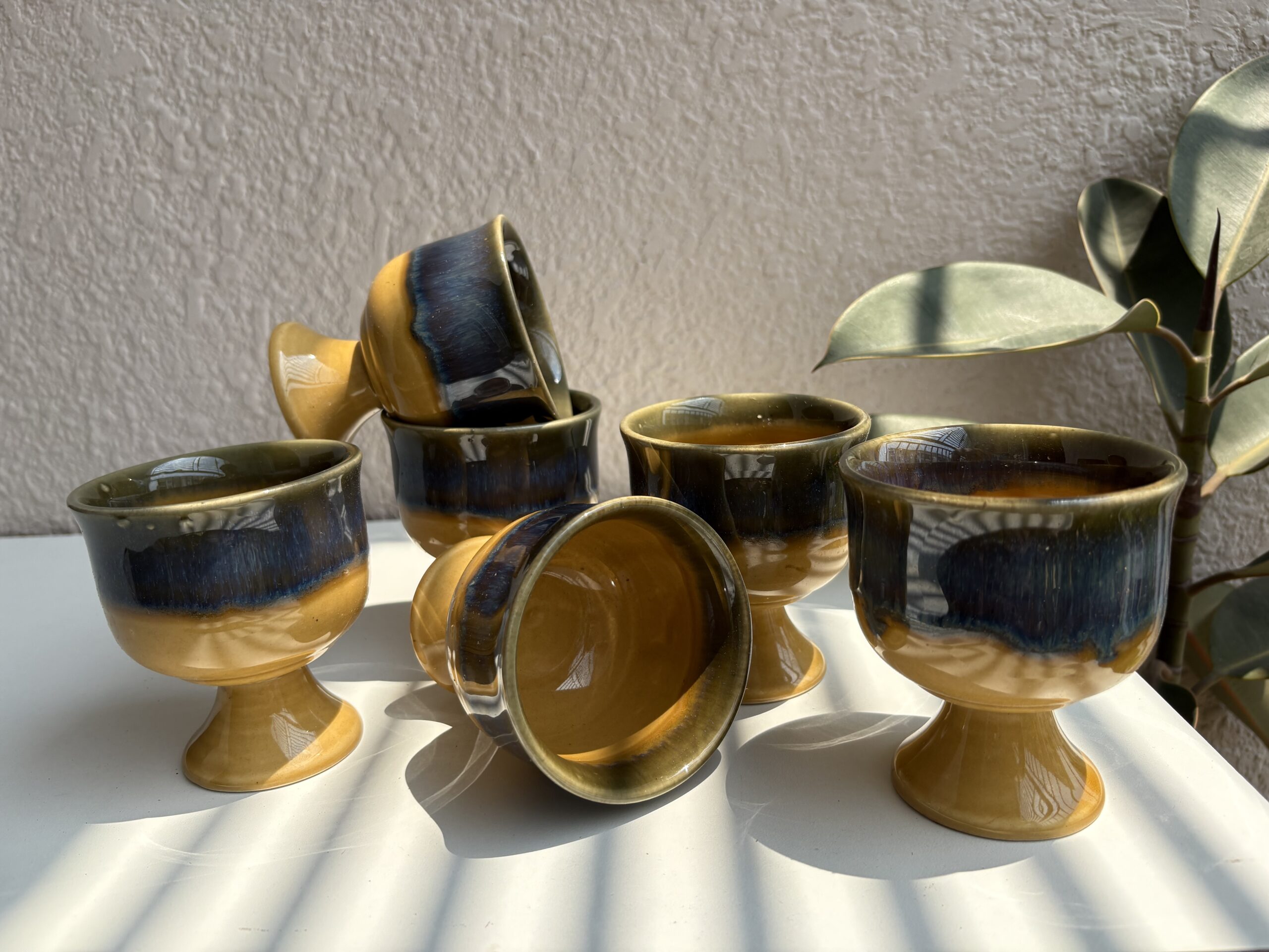 Ice Cream Goblet or Honey Ombre Dessert Bowl (Set of 6) - Image 2