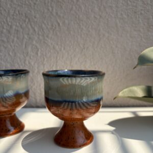 Ice Cream Goblet or Ash Brown Dessert Bowl (Set of 6)