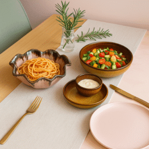 Artistic Flower Ceramic Bowl