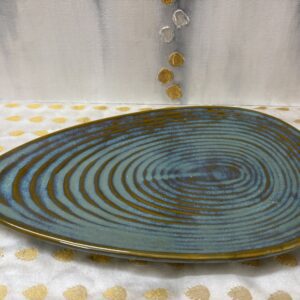 Earthy Almond Ceramic Platter