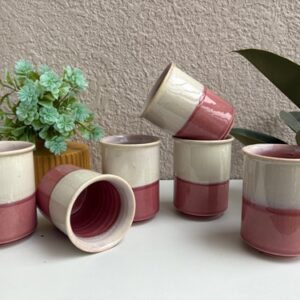 Blush Dip Studio Tumblers – Set of 6 | 250 ml